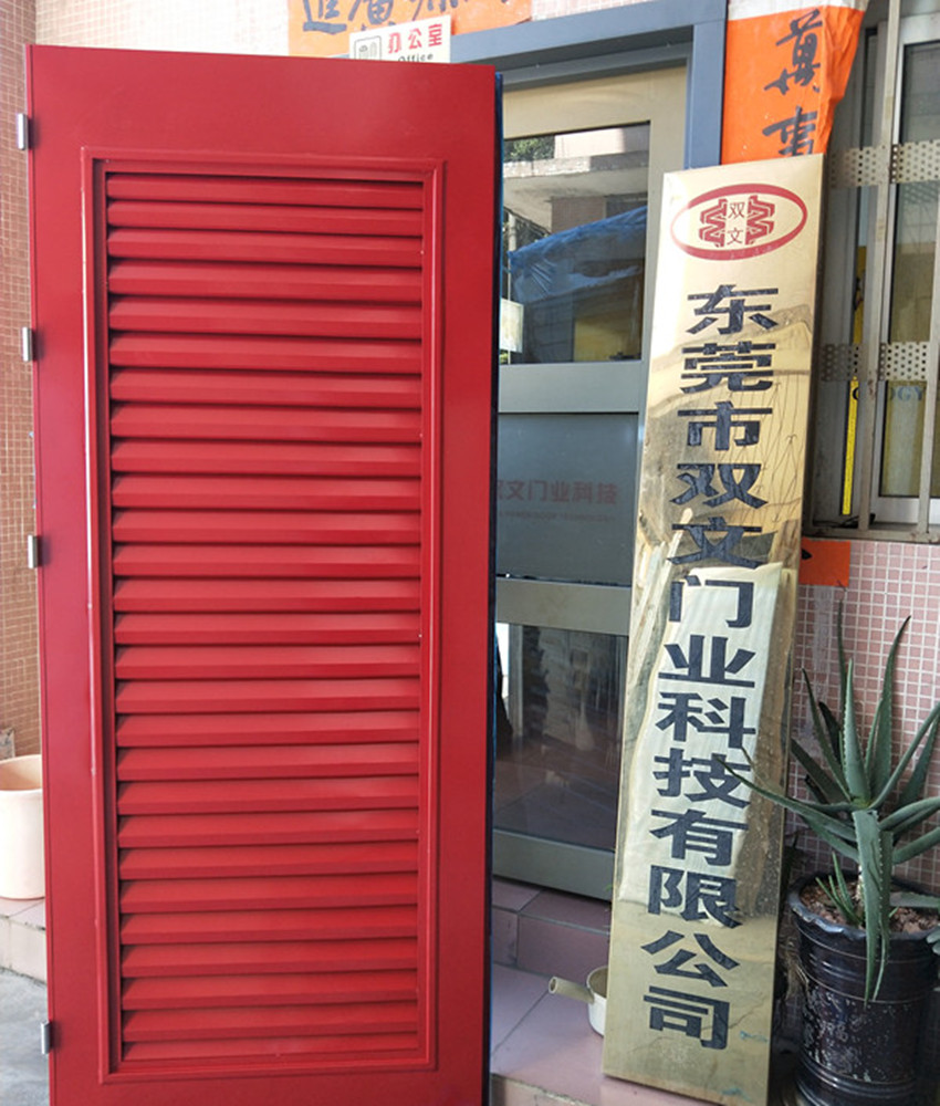 鋼制全百葉門    百葉門