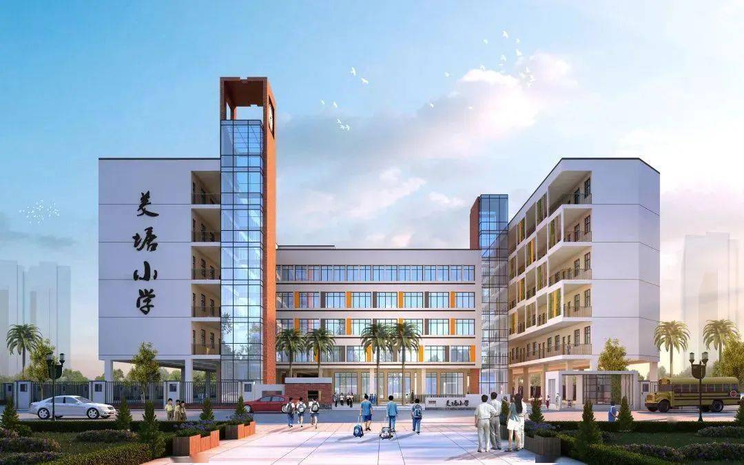 學(xué)校工程門案例--深圳茭塘小學(xué)